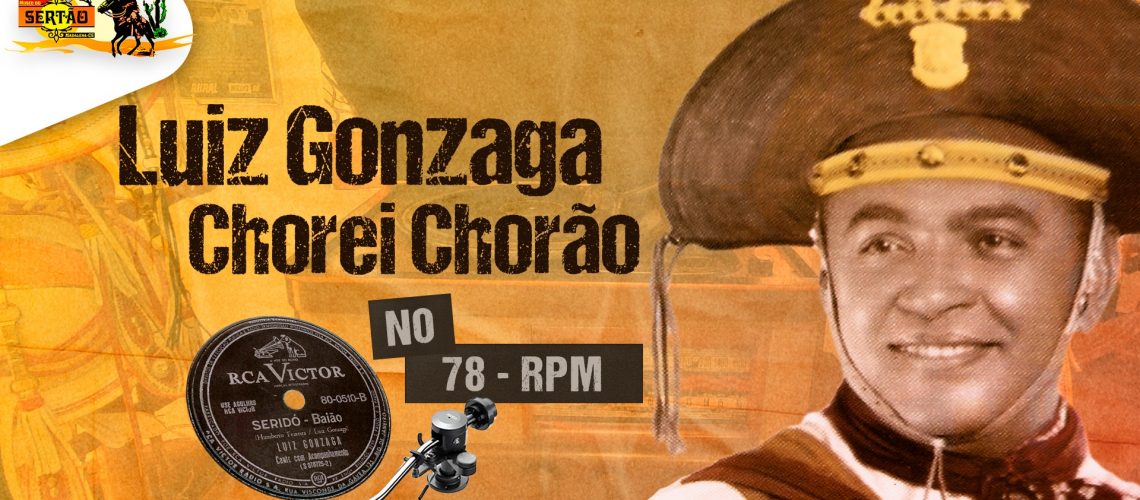 Capa Lg Chorei Chorão no 78 RPM